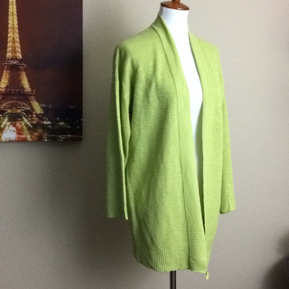 Eileen Fisher Cardigan Organic Linen Cotton - Picture 1 of 8